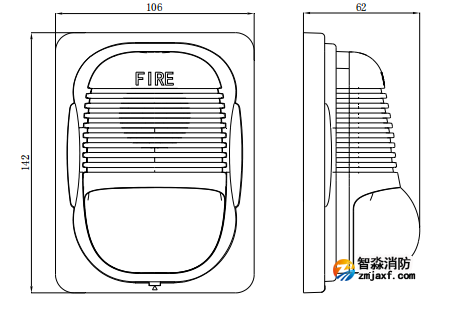 海灣GST-HX-M8503火災(zāi)聲光警報(bào)器 海灣GST-HX-M8503火災(zāi)聲光警報(bào)器
